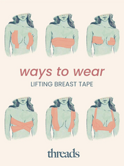 Different ways to wear breast lifting tape to get your desired look and shape