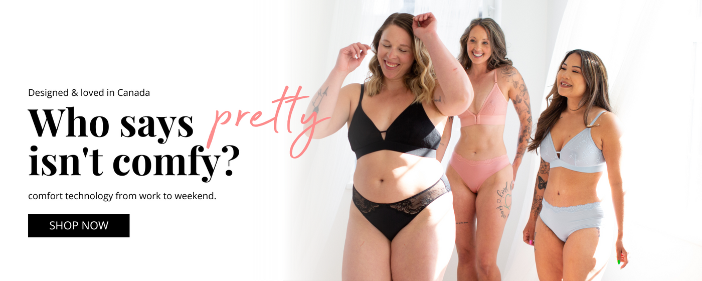 Modern Match is a Canadian lingerie brand that creates comfortable wireless bras and underwear