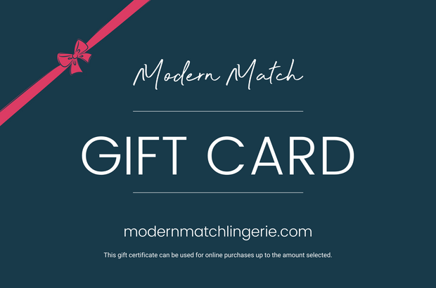 Modern Match Lingerie gift card