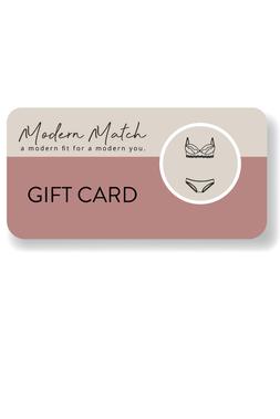 Modern Match Lingerie Gift Card